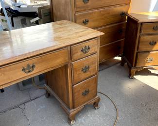 3-piece solid wood furniture - 1950s