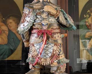 Beautiful Japanese Samuri - made of bone