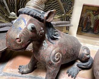 Bronze Temple Animal