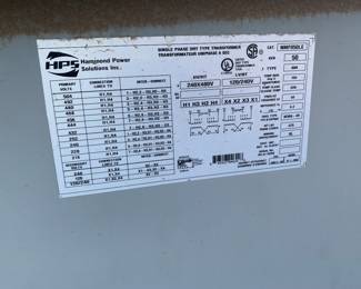 Porta-Safe Portable&nbsp;electric load center 480 volts $990