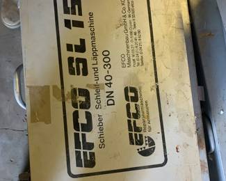 EFCO Valve Lapping equipment SL 15 DN 40-300