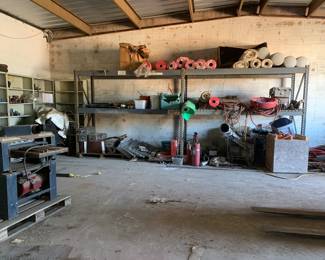 Warehouse filled with tools.