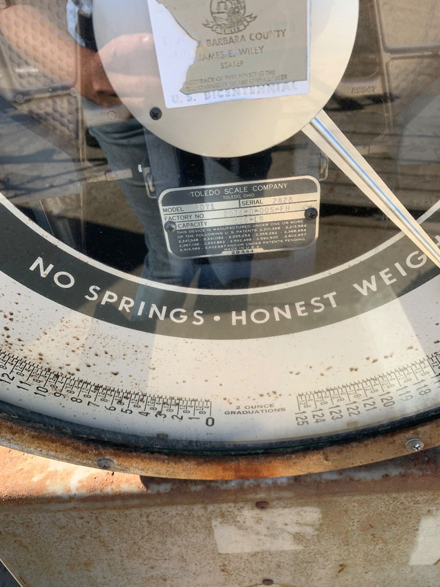 Toledo no springs honest weight scale $250