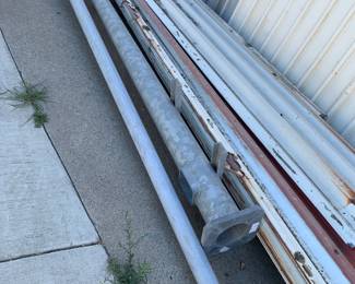 Flag poles 21 ft aluminum galvanized&nbsp;