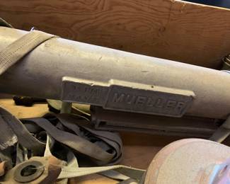 Water main hot tap- pitted shaft need to be machined to fix leak. Mueller hot tap full set of 8" bits w/air motor, $3000