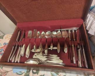 This second set in the box is silver plate