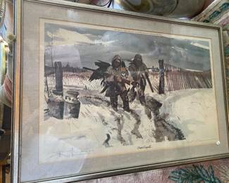 Lithograph signed and numbered