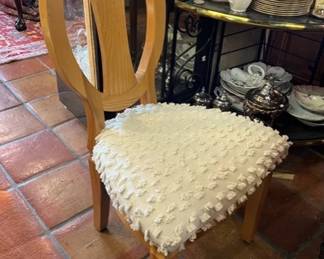 Custom made solid wood chairs- large set- can be purchased individually