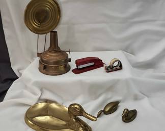 Copper, Brass Vintage Office