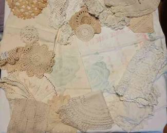 Vintage New Doilies  Vintage Feed Sacks