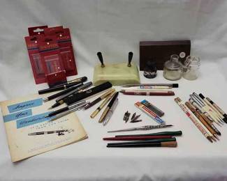 Vintagge Sterling Silver Pen, Watermans, 14K Nibs  More