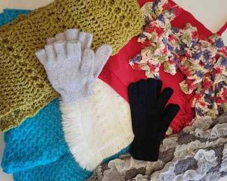 Winter Scarves Gloves