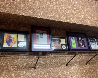 autographed framed sports memorabilia