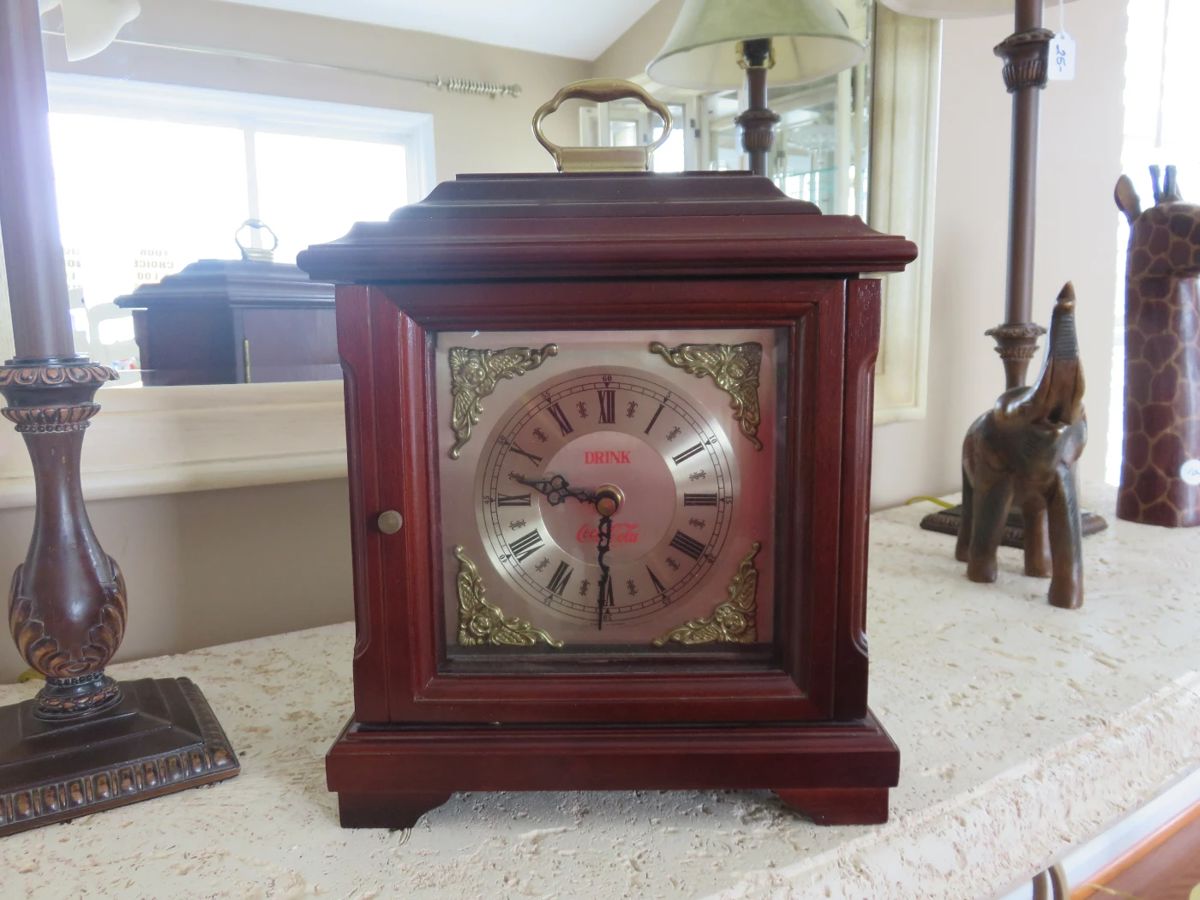 COCA COLA MANTLE CLOCK
