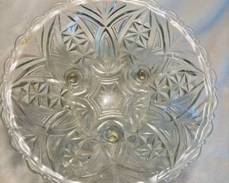 crystal dish