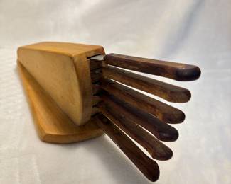 knife block and knives