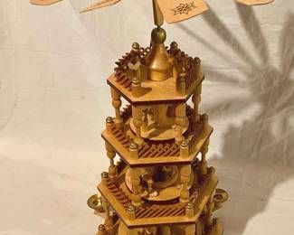  008 050 Handmade German Nativity Carousel