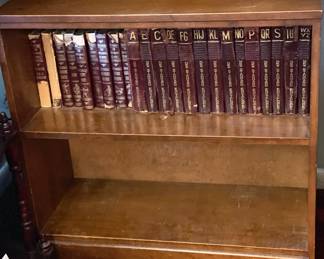 144 Vtg 2 Shelf Bookcase