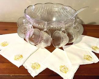 240 Punch Bowl  Napkins 