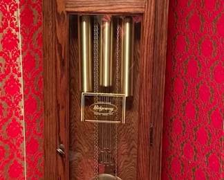 338Ridgeway Oak Grandfather Clock 