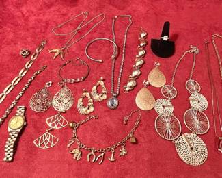 465 Gold  Silver Costume Assortment