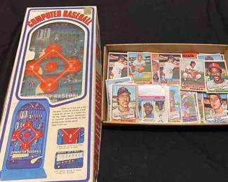 520 Vintage Computer Baseball Game  Baseball Cards 