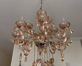 Murano chandelier $250