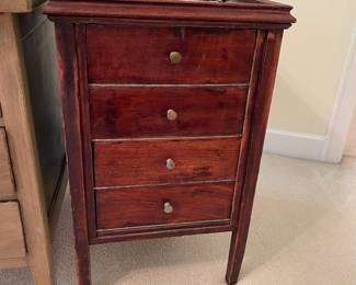 mahogany file cabinet