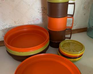 Vintage Harvest Tupperware