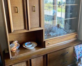 UNIQUE mid century China hutch!!!