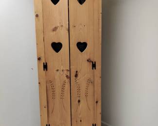 shown with closed doors