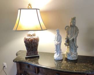 Large vintage Asian figurines