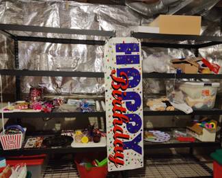 Party ware!  Lots of New Years Eve, Beach and summer party, other holidays, crafting supplies