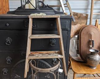 Wonderful dresser , chairs , step ladder