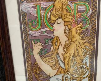 "Job" 1896 oil painting by Alphonse Mucha