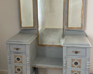 Vintage Painted vanity