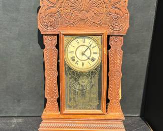 E Ingraham co Gingerbread clock
