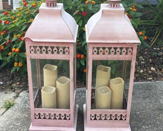 Pink lanterns