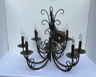 bronze tone light fixture