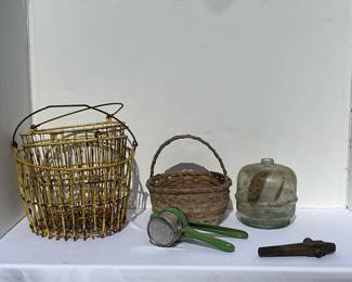 vintage egg baskets
