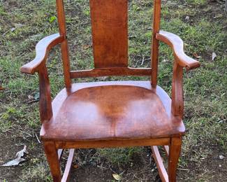 Michigan Chair Company vintage rocking chair