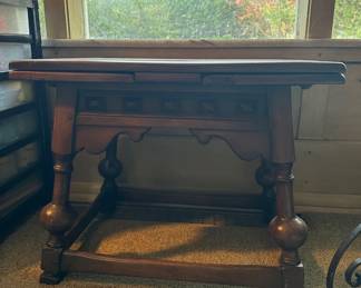Antique wooden accent table
