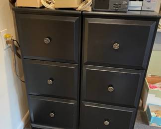Two small chests of drawers