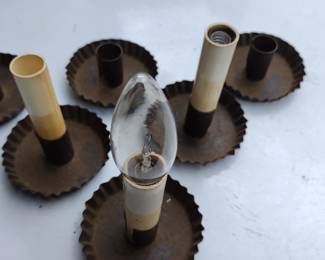 Vintage Christmas tree candles