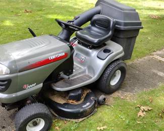 Craftsman mower bagger, needs right sleeve repair