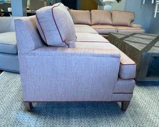 Vintage Baker Sectional Sofa Newly Upholstered in High-Performance Fabric. Measures 112" x 87.” Photo 2 of 2.