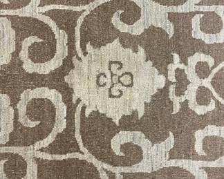 Rouzati Rugs-SourcedNeutral Persian Rug. Measures 8' x 10.' Photo 2 of 3.