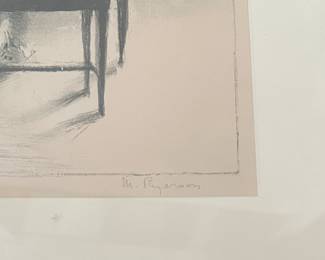 Pencil on Paper, Signed By Artist. Photo 2 of 2.