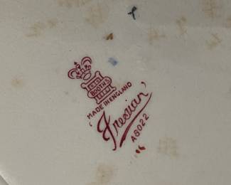 Set of 6 Booth's "Fresian" Pattern Dinner Plates. Photo 2 of 2.