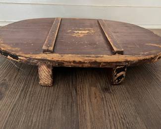 Antique Wood Pail Topper. Photo 1 of 2.